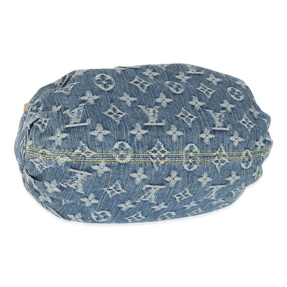 Louis Vuitton Blue Monogram Denim Pleaty Bag - Picture 4 of 5